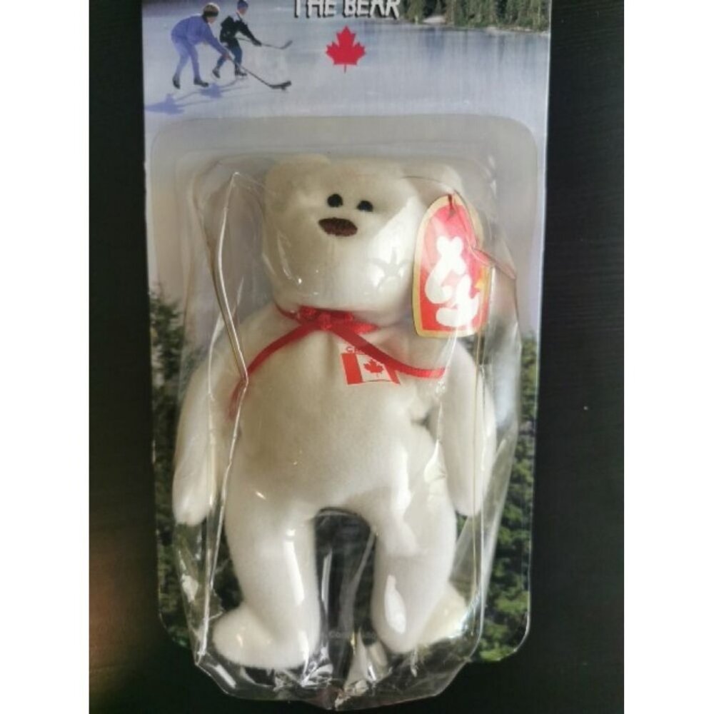 ty Beanie Babies Maple the Bear McDonalds House Only, Date Of Birth July 1, 1996 - Picture 3 of 3